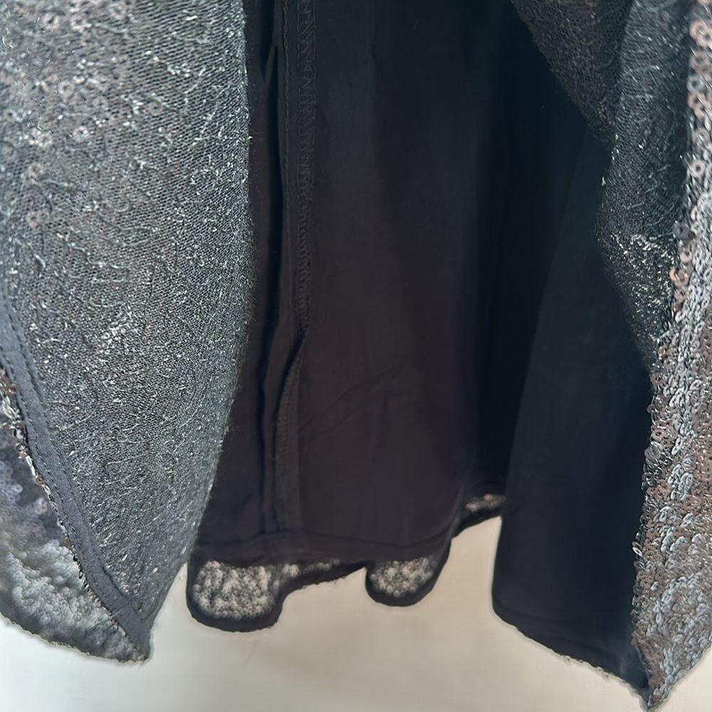 Free People Black Sequin Mini Dress, XS - Picture 5 of 7